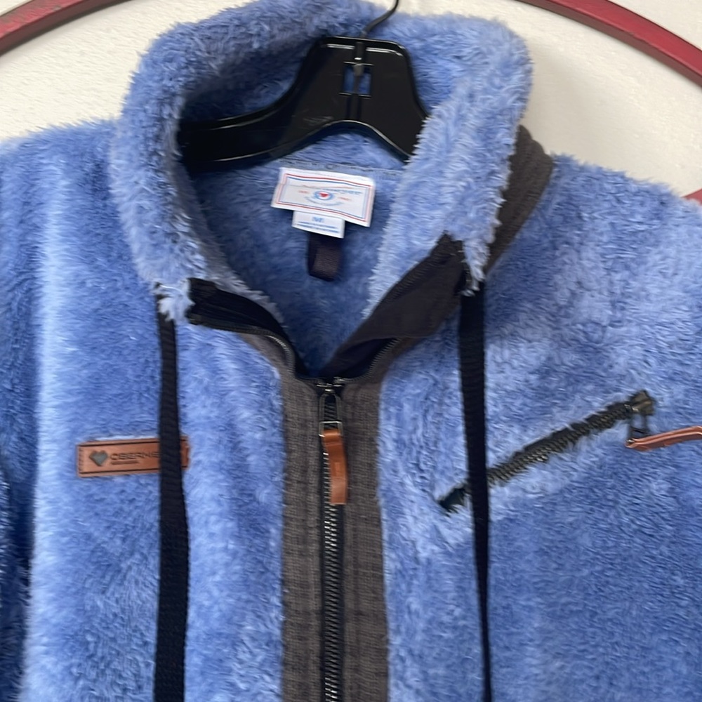 Obermeyer Zip Up Fleece With Draw String Neck - image 3